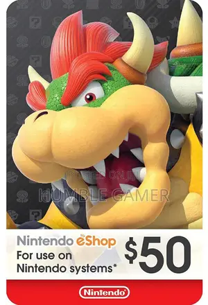 Nintendo Eshop $50 Gift Cards Available