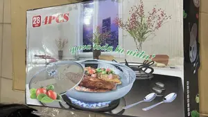 4 PCS Solid Steel Frypan 28cm