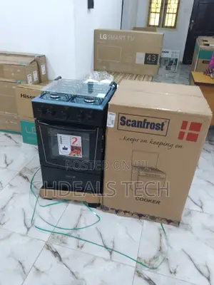 Scanfrost 4 Gas Burner Gas Oven.