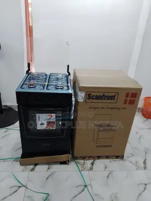 Gas Powered Flame Scanfrost 4 Burner and Oven