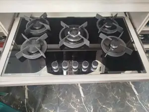 Phiima 90cmx60cm 5 Burner Tempered Glass Built-in Cooker Hob