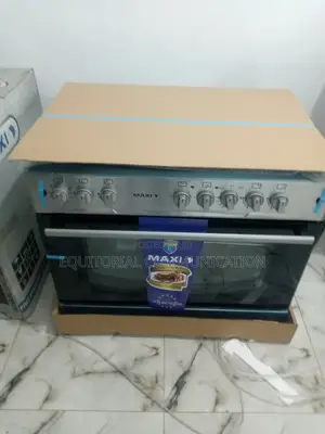 Maxi 60*90 Gas Cooker 6090 (5 Gas Burner) Inox - 60 X 90