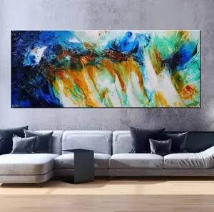 24*72 Inches Size Abstract Painting Artwork