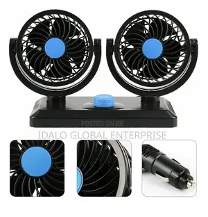 Double-Headed Vehicle Fan