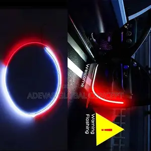 2x Car Door Opening Warning LED Lights Welcome Decor Lamp