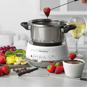 Progress Electric Swiss Fondue Set Dipping Forks Included