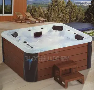 4 Seater Acrylic Spa Massage Jacuzzi Bathtub