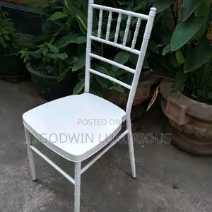 White Adult Iron Chiavari Chairs