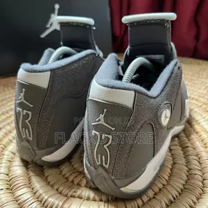 Original Air Jordan 14 Retro Flint Grey Sneakers