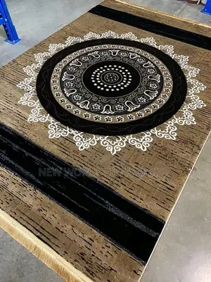 Golden Modern Turkish Persian Centre Rug