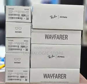 New Ray-ban Meta Wayfarer Smart Glass Meta Ai, Shiny Black