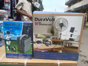 Duravolt 5in1 Rechargeable Solar Fan