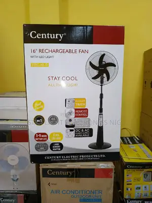 16 Inches Rechargeable Fan Century