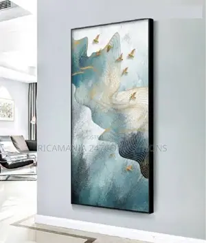 30*60" Abstract Flower Frame