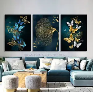 3in1 20by30 Abstract Flower Canvas Print