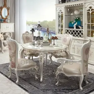 Luxury Royal Dinning Table + 4 Dining Chairs