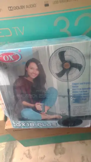 New Ox Plus 80watt 18" Standing Fan