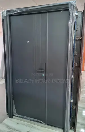 Gray 4ft Modern Steel Security Door
