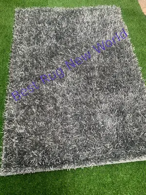 Modern Indian Poly Shaggy Centre Rug