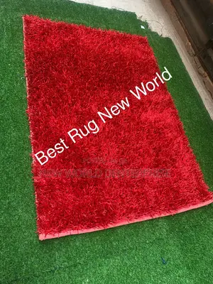 Modern Indian Poly Shaggy Centre Rug