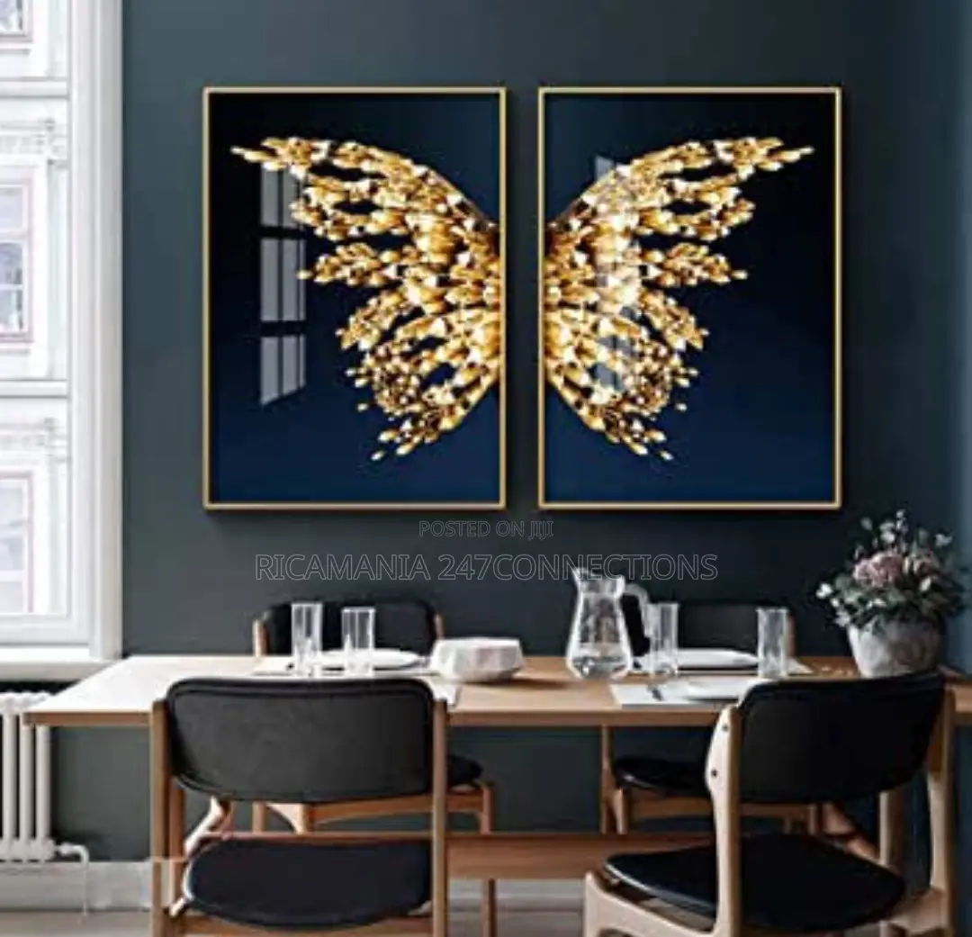 Abstract Butterfly Design Artwork Frames