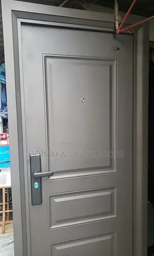 7ft by 3ft 70mm China Steel Door(2 Panel Design)