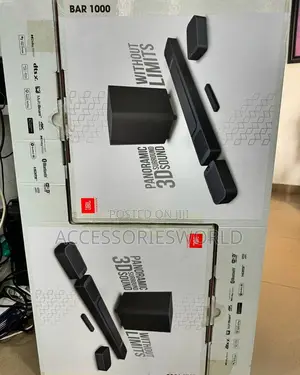 JBL Bar 1000 880W 7.1.4-Channel Dolby Atmos Soundbar System