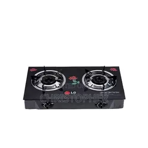 LG Thick Table Top Glass Gas Cooker With Two Hobs