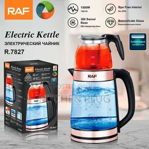 Electric Kettle With 0.8l Steam Tea Pot