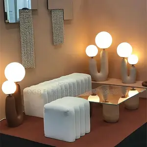 Postmodern Glass Ball Table Lamp