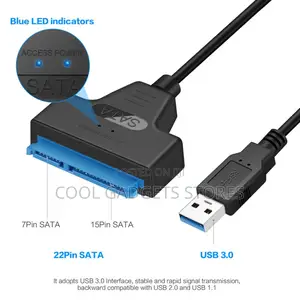 SATA Cable to USB 3.0 Adapter Up to 6 GBPS