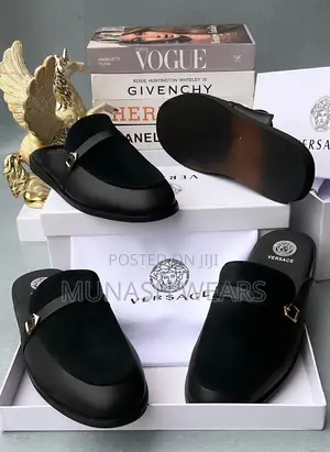 Versace Leather Half Shoe