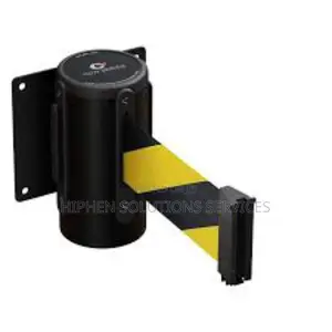 Wall-mouted Crowd Control Barrier With Retractable Belt