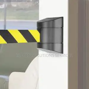 Retractable Belt Barrier, Wall Mounted