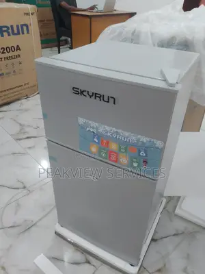 Anti Rust Shelves Skyrun 85HC Double Door Refrigerator