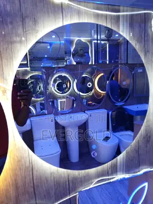 80x80 Mirror With Light 3 Different Color Available
