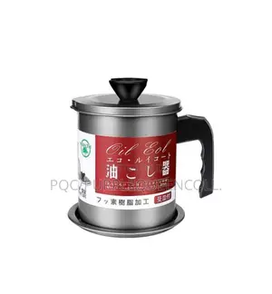 Oil Filter Pot With Insulated Handle
