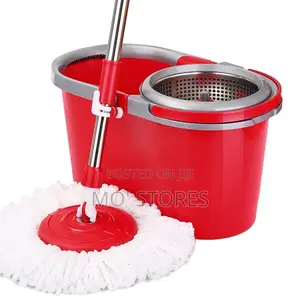 Rotating Stainless Inner Spin Mop With Bucket
