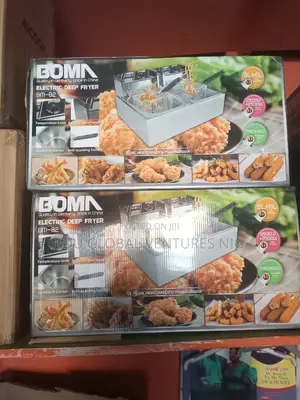 BOMA Electric Double Deep Fryer 12litres. 5000watts.