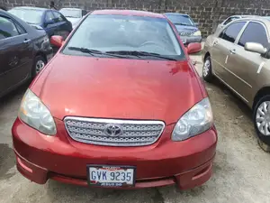 Toyota Corolla S 2007 Red