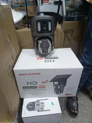 Dual Lens Solar 4g PTZ Camera With Auto Tracking Ubox App