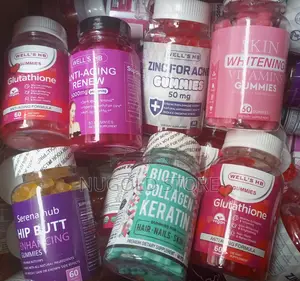 Biotin, Glutathione, Zinc for Acne and Whitening Gummies *60