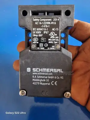 Schmersal | AZ16-12ZVRK-M16-1476-1 | | Safety Door Switch.
