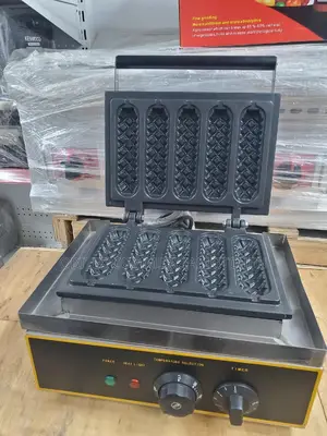 Industrial 5portions Waffle Baker With Sticks Available 4sal