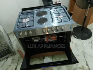 Mirror Front Glass Maxi 4gas Burners With Oven