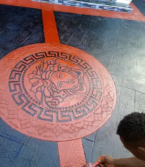 Ṣolid Stamp Concrete Floor
