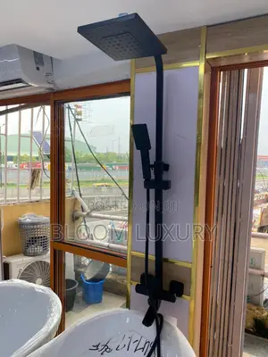 Black Mixer Surface Shower