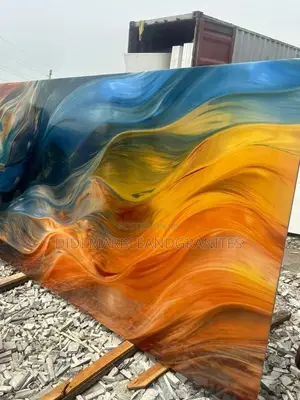 Nano Glass Color Marble for Wall, Staircase, and Countertop.