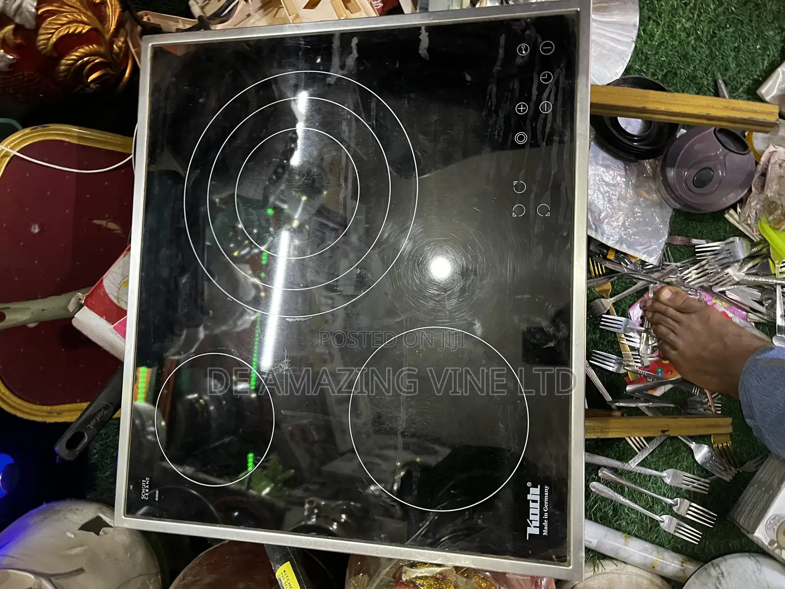 Three Burner Electric Cooker Soft Touch