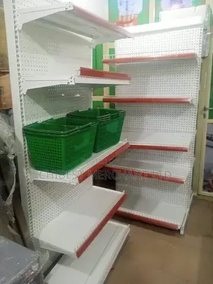 7ft by 3ft Super Market Shelves Single Sided